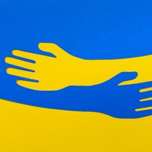 Support,For,Ukraine.,Embrace,Icon,,Arms,Hugging,In,Colors,Of