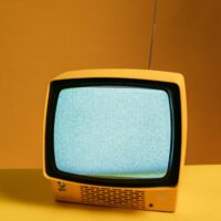 old timey TV for Super Bowl item